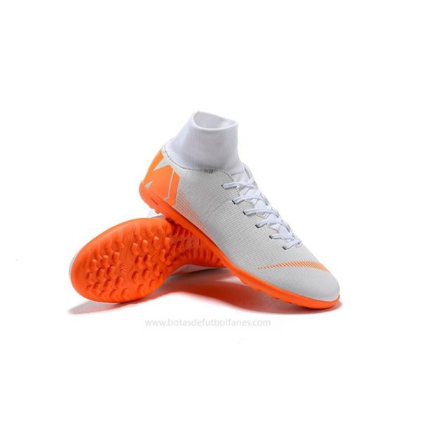 Nike Hombres Mercurial SuperflyX VI Elite TF Naranja salvaje